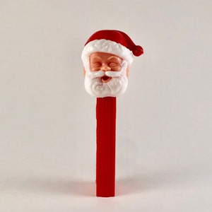 Vintage 1970s Red Santa Claus No Feet Pez Dispenser - Free Shipping