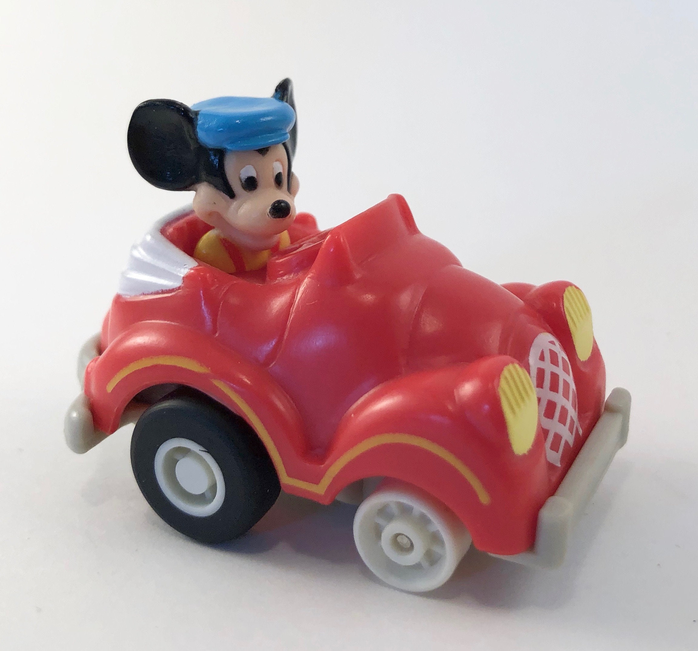 Vintage 1988 Mickey Mouse Red Car: Mcdonald's Collectible Toy - Etsy
