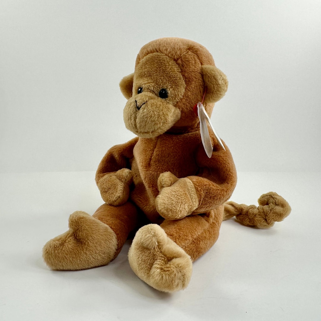 Vintage 1995 TY Beanie Babies Collection - Bongo the Monkey