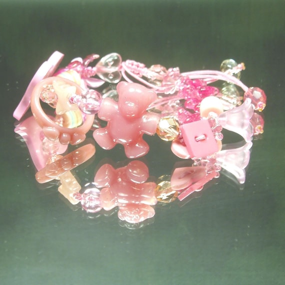 ピンク swarovskiブレスレット スワロフスキー ブレスレット