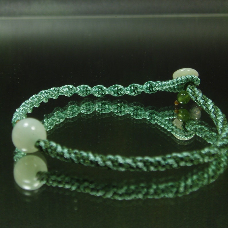 Hand Knot Jade Bracelet Genuine Jadeite Jade Hand Knot Art Jewelry Natural Jade Agate Simple Knot Bangle