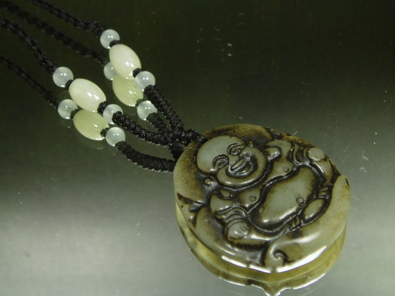 Sj pearl jade buddha necklace new arrivals