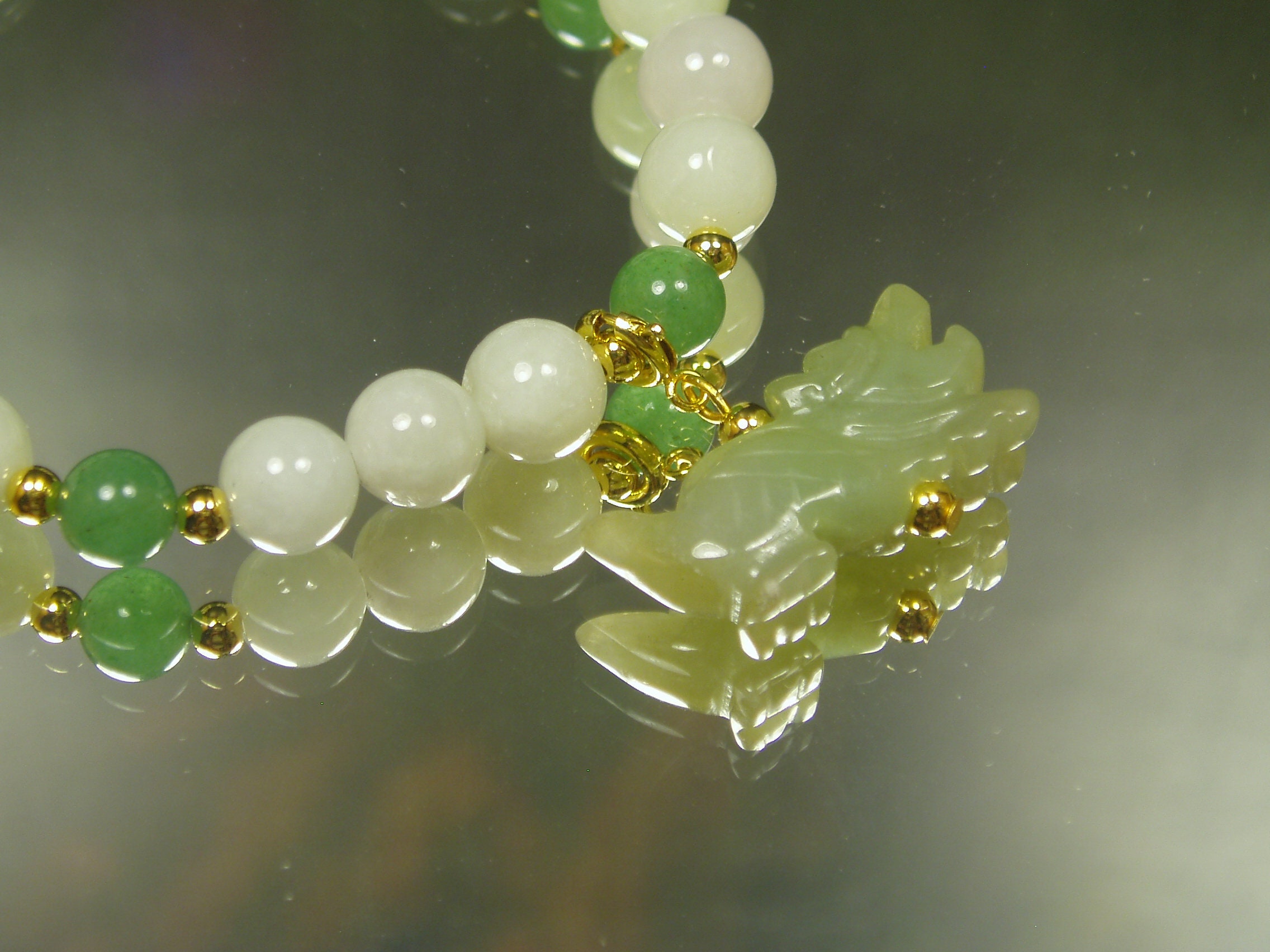 Jadeit Drachen Anhänger/ Echter Jade Drache in 3D/ | Etsy