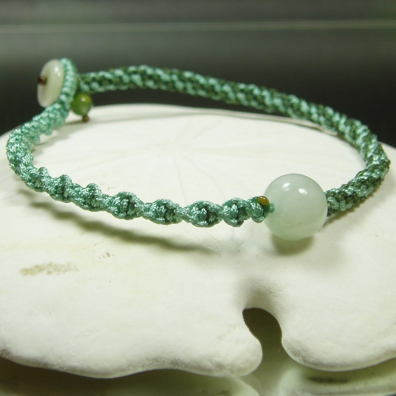 Hand Knot Jade Bracelet Genuine Jadeite Jade Hand Knot Art Jewelry Natural Jade Agate Simple Knot Bangle
