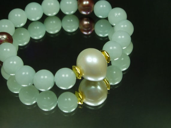 Large pearl deals bracelet