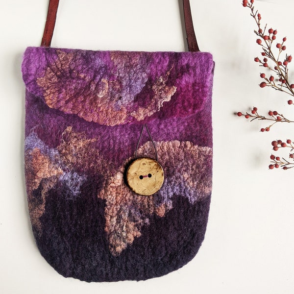 Wool Felt Purse Etsy