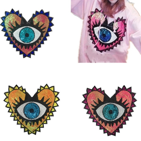 Heart Eyes Patch Etsy