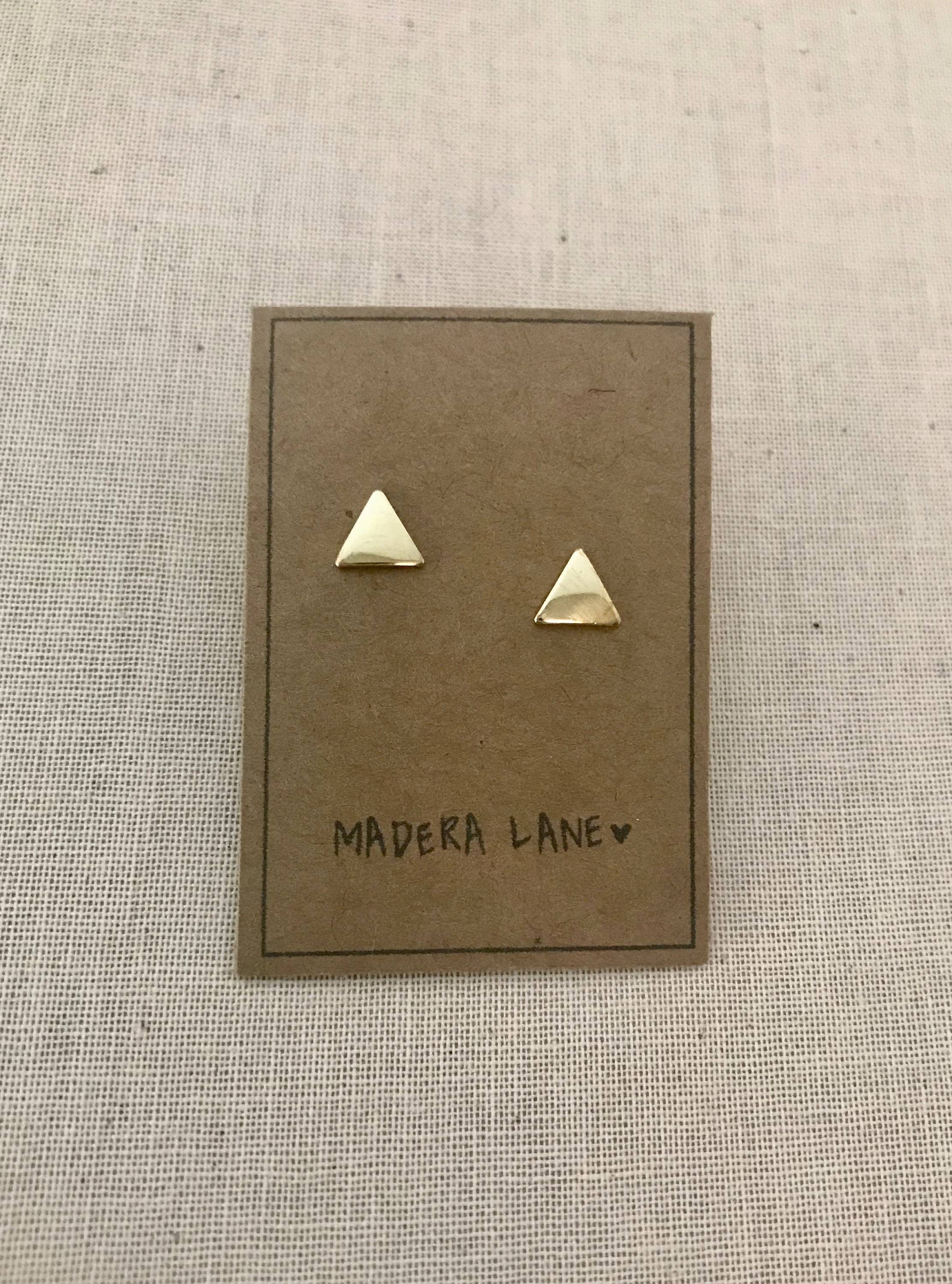 The Wynona Triangle Stud Earrings