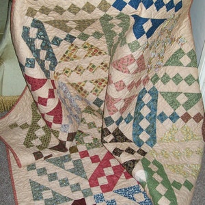 REDUCED NEW Patchwork Lap Quilt