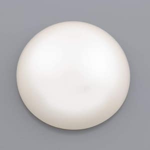 Vintage Faux Pearl Cabochon White Round Domed 25mm 4pcs 20201002