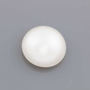 Vintage Faux Pearl Cabochon Wit Ronde Koepel 8mm 24pcs 20205001