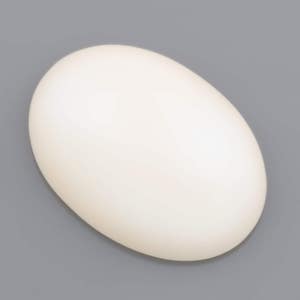 Vintage Faux Pearl Cabochon Ivory Oval Domed 25x18mm 6pcs 20201004