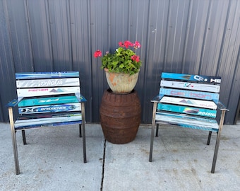 Custom Vintage Ski Chairs