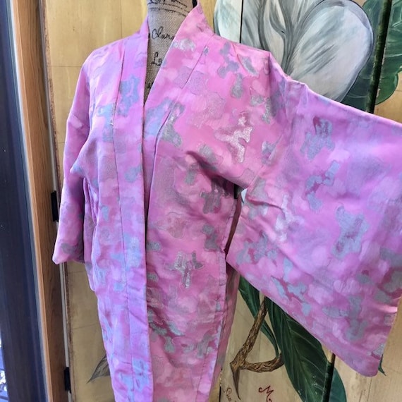 Vintage Pink haori Kimono - Gem