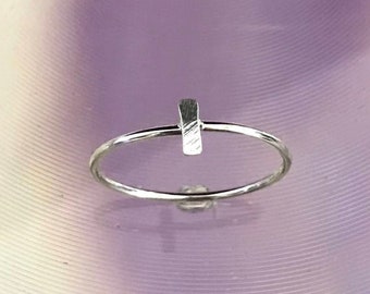 SILVER BAR Handmade Sterling Silver Ring