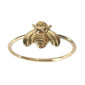 BUMBLE BEE Handmade Brass Gold Ring