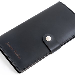 Personalised Leather Travel Wallet image 5