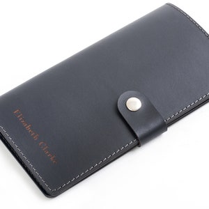 Personalised Leather Travel Wallet image 6