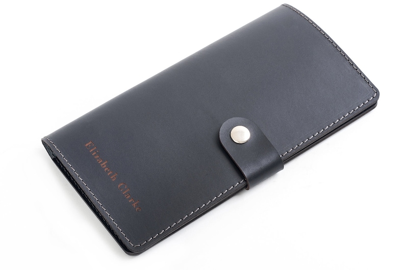 Personalised Leather Travel Wallet image 6