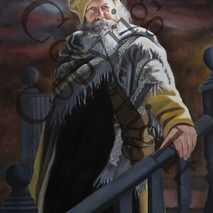 Digital download print titled The Prophet.  A modern renaissance gift that anyone would appreciate!