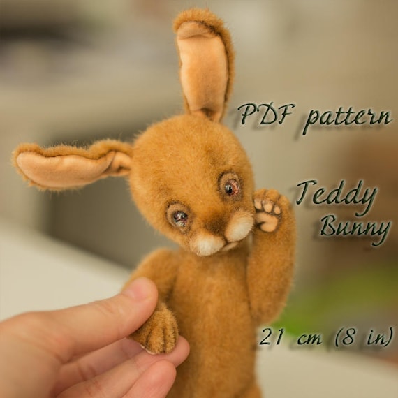 artist cute easter teddy bunny rabbit pattern teddy bunny etsy