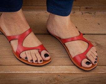 buy red sandals
