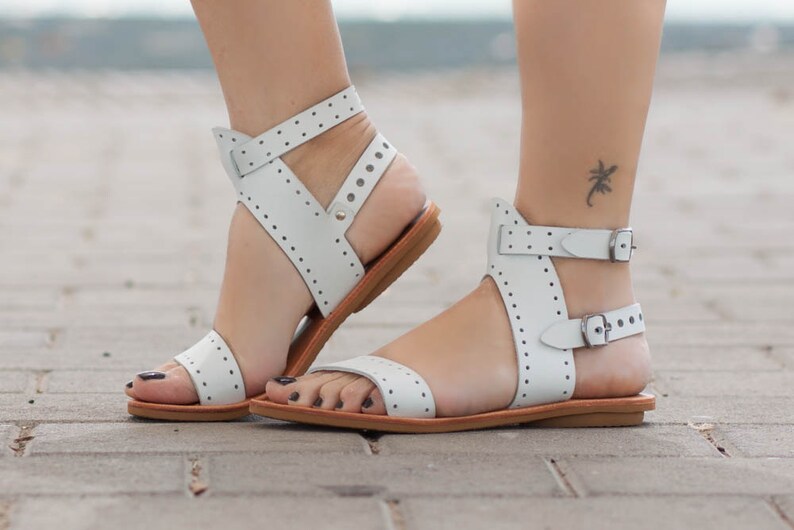 flat greek sandals