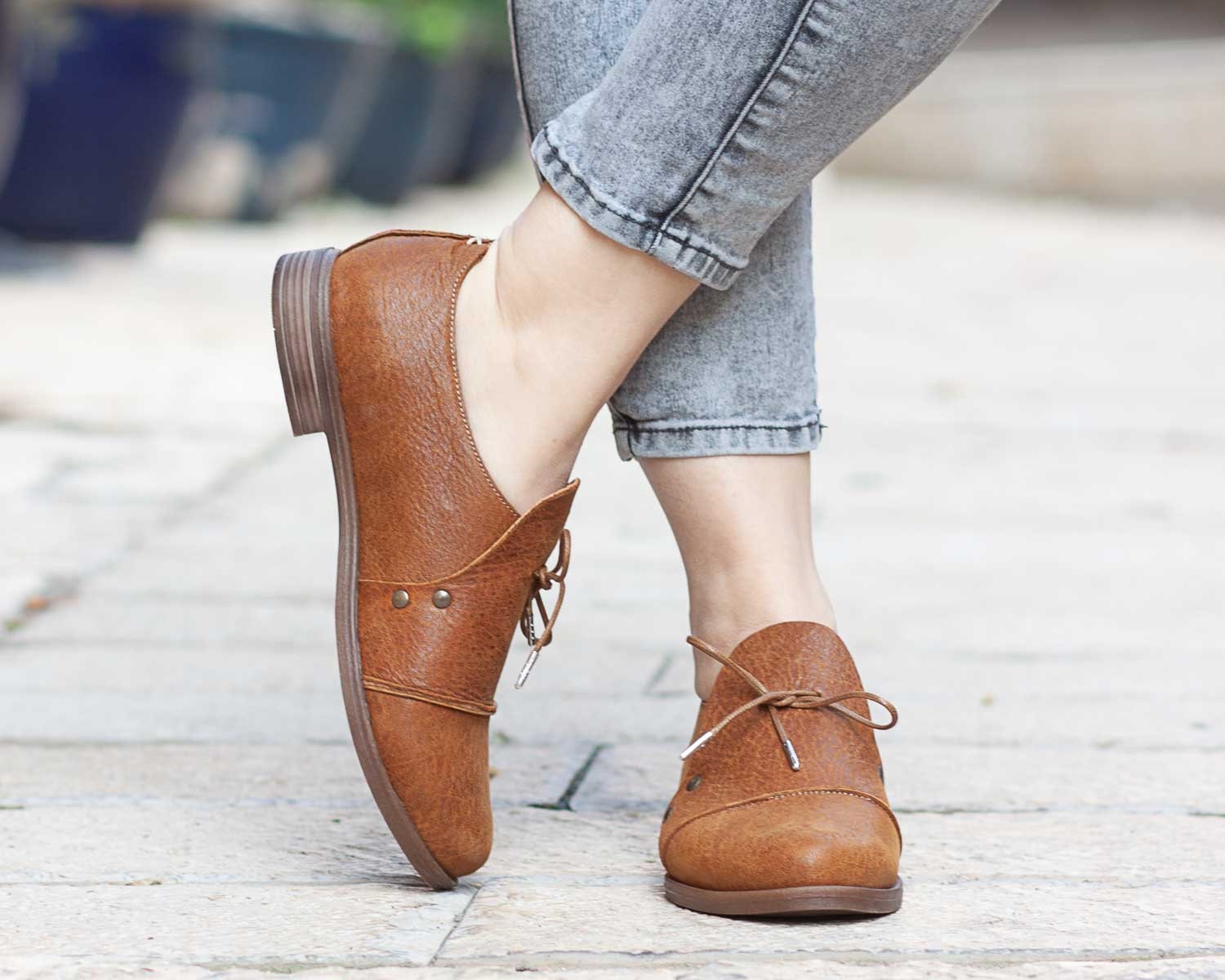 womens leather oxford shoes