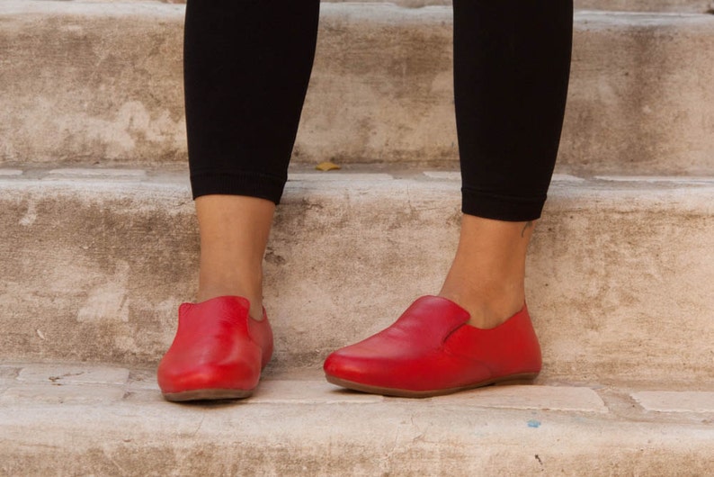 anya leather ballet flats