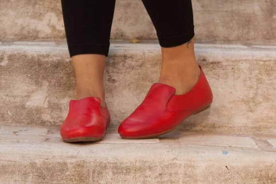 anya leather ballet flats