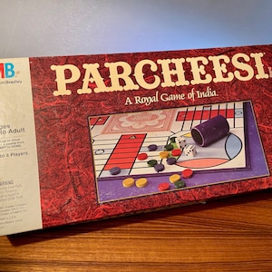 Vintage Parcheesi &quot;Royal Game of India&quot; game by Milton Bradley