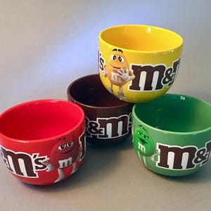M & M Candy Bowls - Etsy