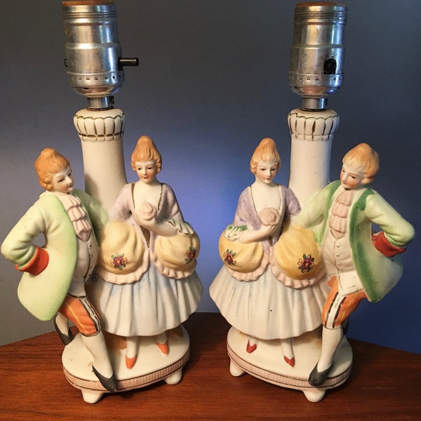 Japanese Figurine Table Lamps Etsy