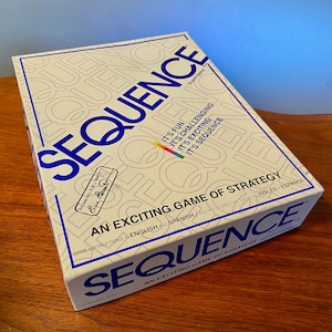 1995 Sequence - an exciting game of strategy by Jax -  cards never opened, still sealed