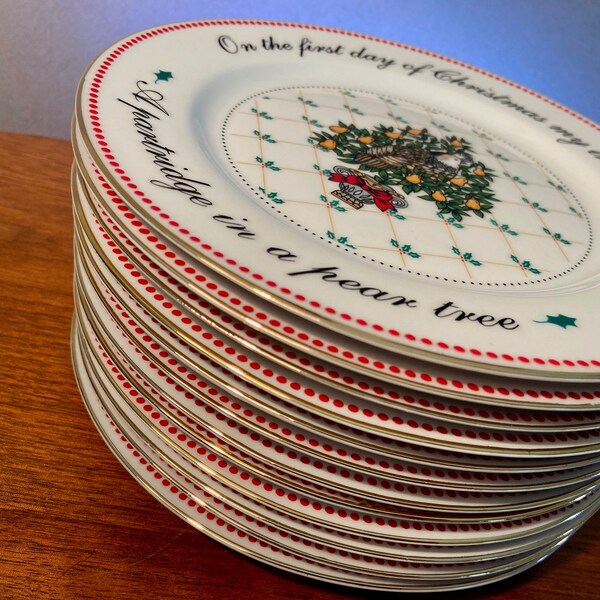 1994 "Twelve Days of Christmas" 8 inch plates made exclusively for Domestications - price is for each