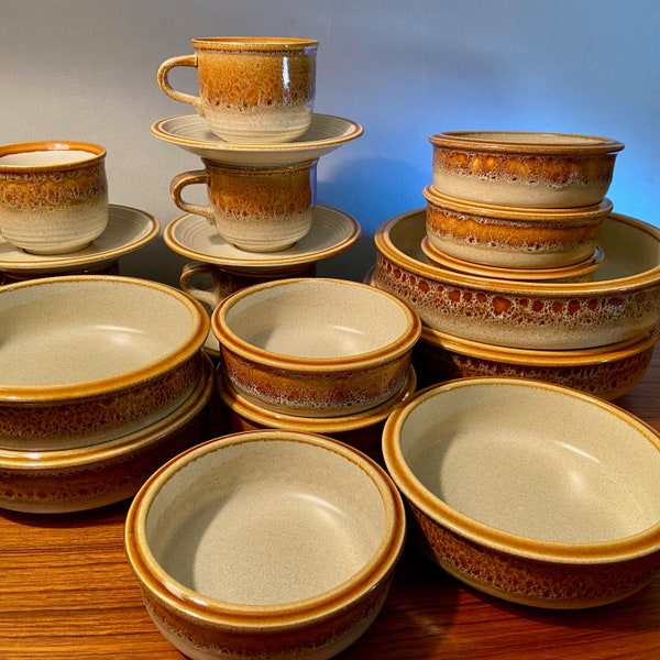 Vintage Mikasa "Nature's Song" bowls  in various sizes and cup and saucer sets - price is for each