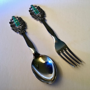 デンマーク A. Michelsen シルバー925 スプーン フォーク デンマークA