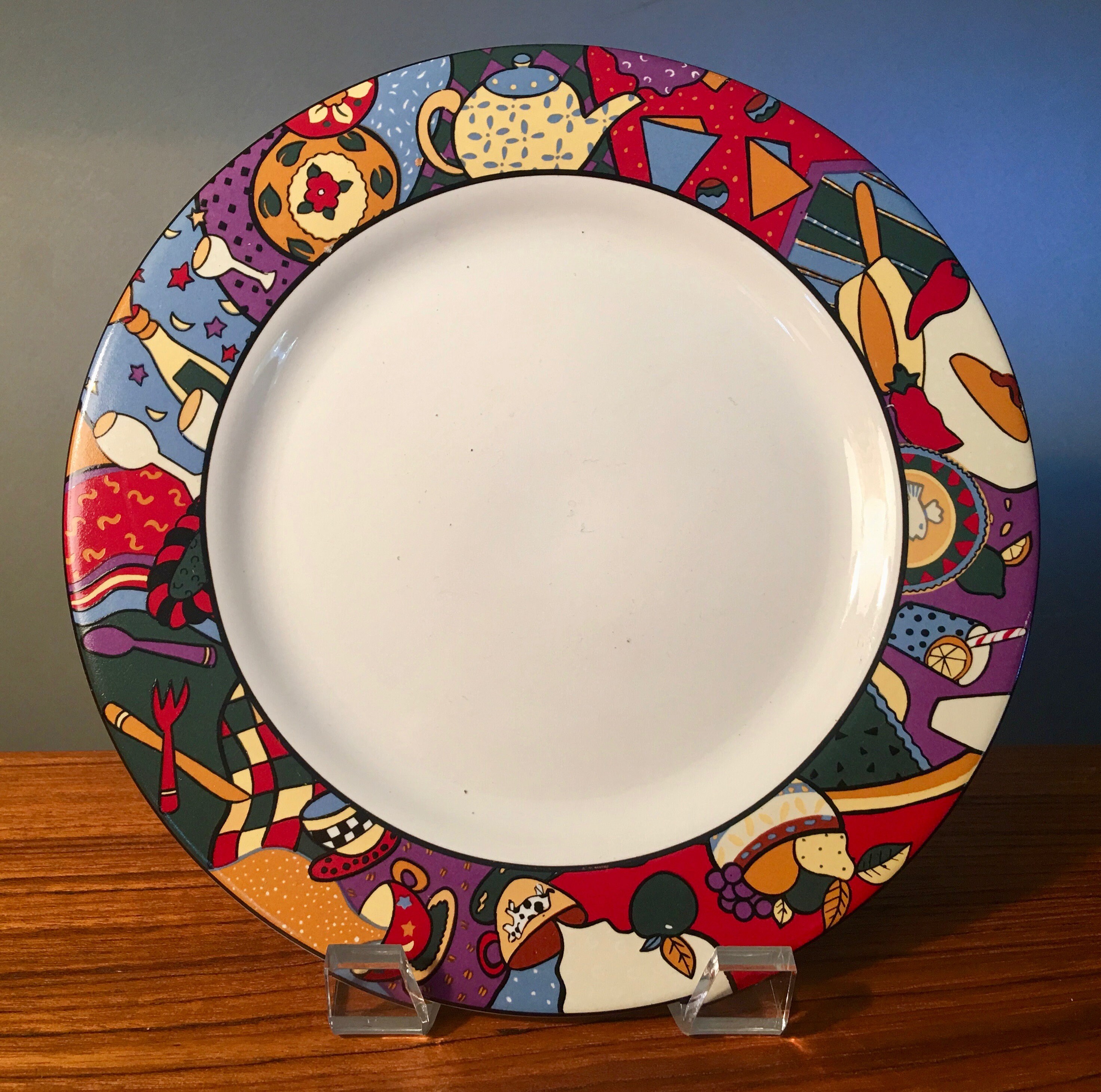 mardi gras salad plates