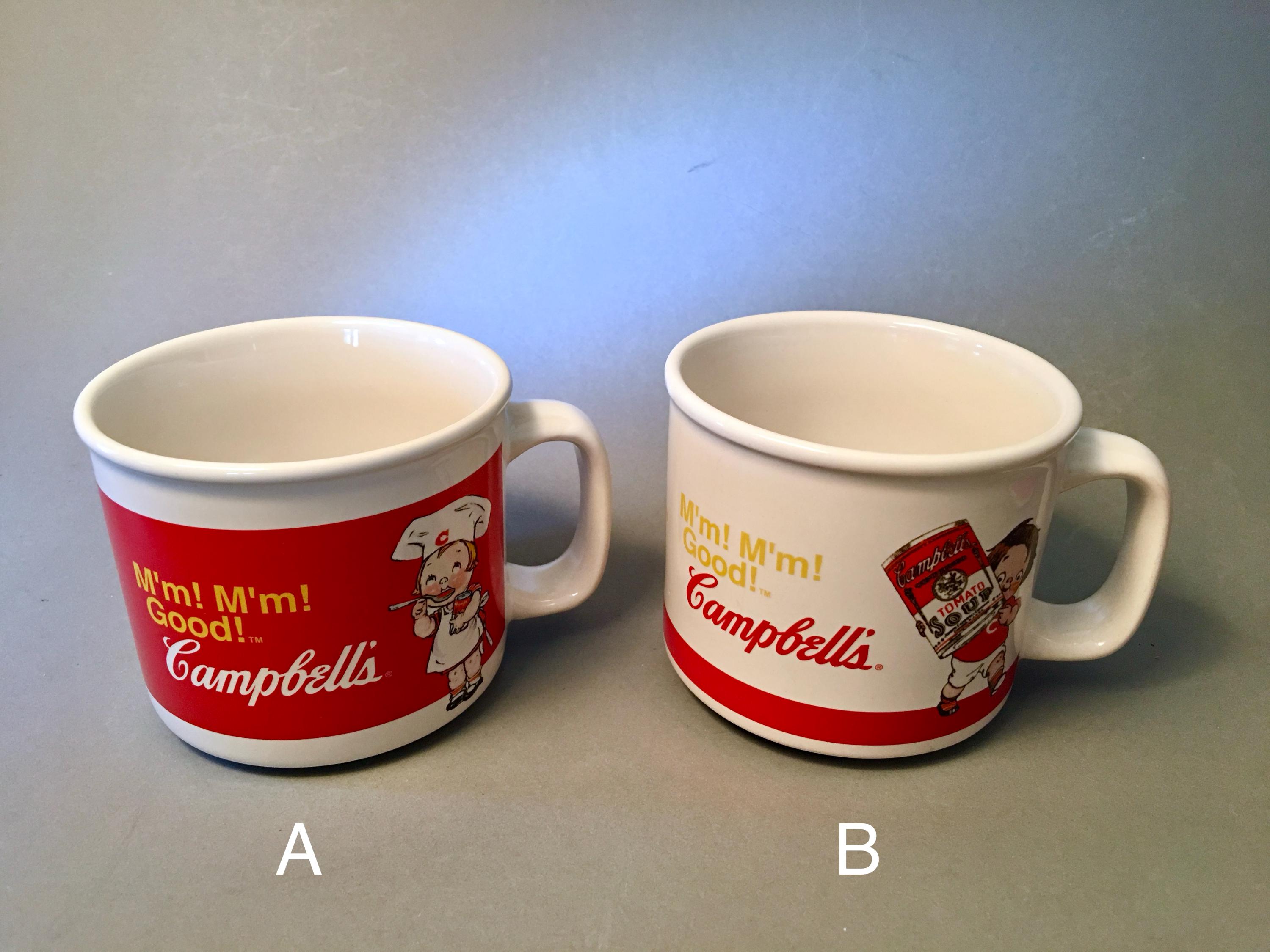 YOUR CHOICE Collection of Vintage Campbell's Soup Mugs and YOUR CHOICE Collection of Vintage Campbell's Soup Mugs and