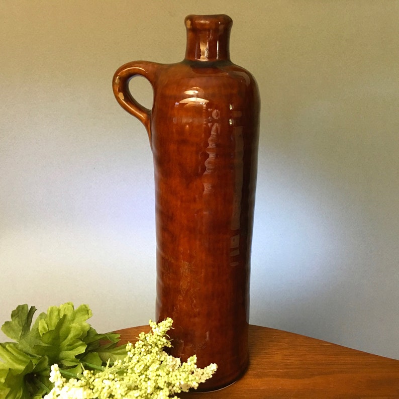 Vintage stoneware Newberry Wine wine bottle from the early Etsy