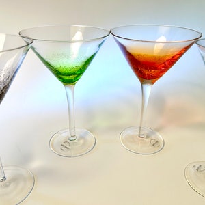 Assorted Mermaids - Martini Glass - Set of Four