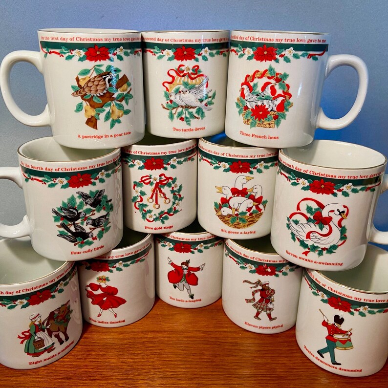 Shops Complete set of the 12 days of Christmas 