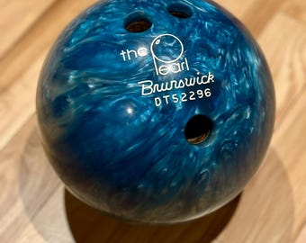 Vintage Used Bowling Balls - Brunswick Starline, AMF Strikeline