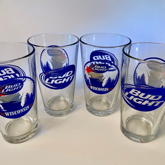 NEW!! Fizzics Craft Beer Glasses (4-PAK). Full Pint (16oz) with Logos
