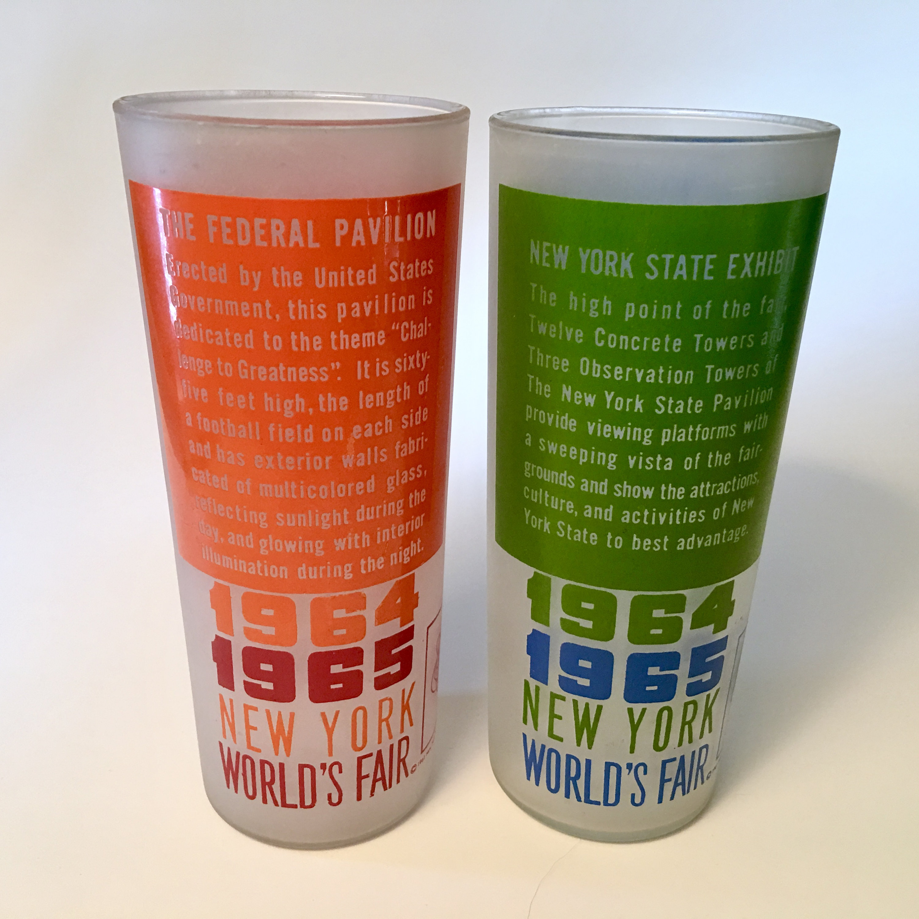 Highly Collectible Set of Eight 1964-1965 New York World's Fair
