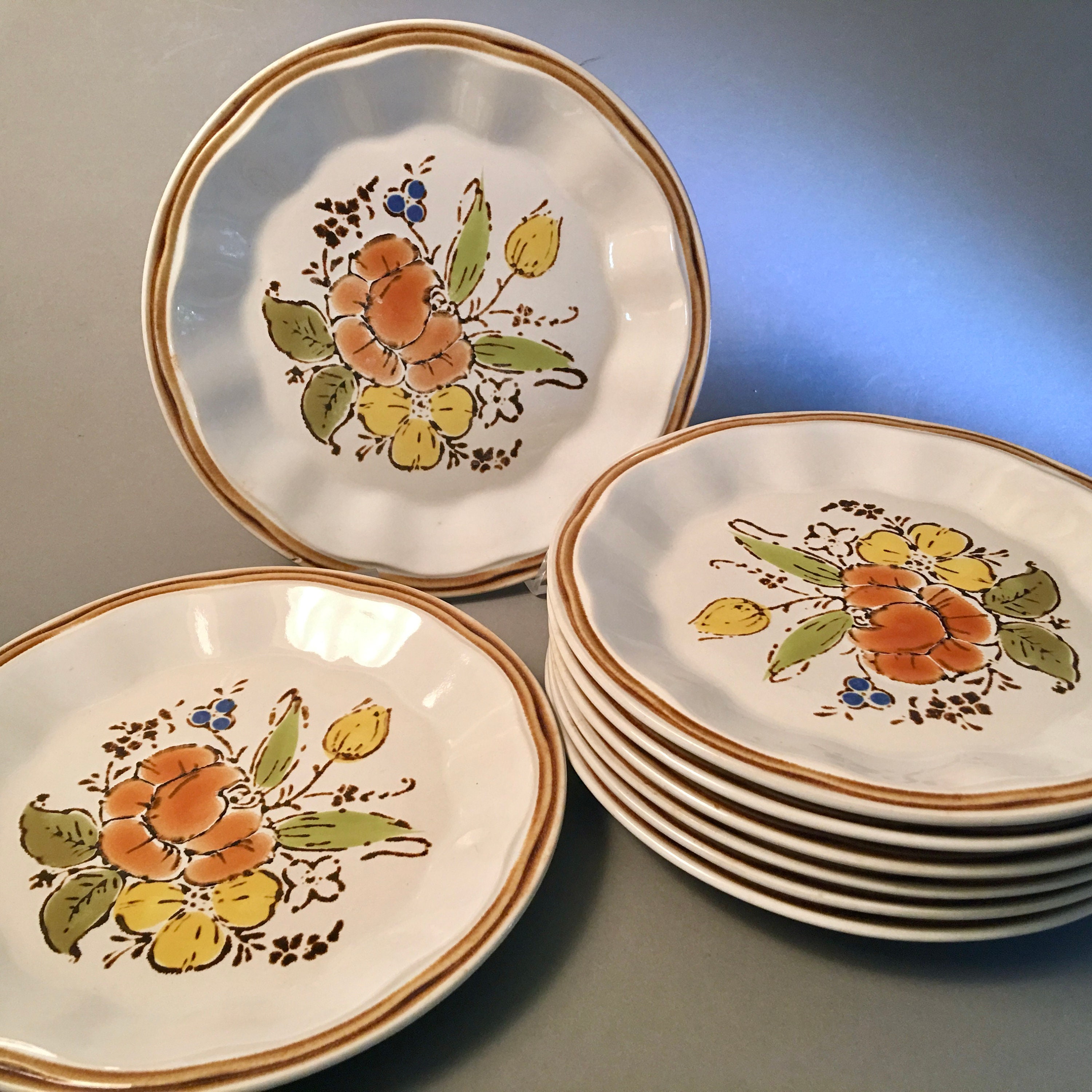 vintage flower tile ❀ * 野に咲くお花の 陶板 【公式通販】