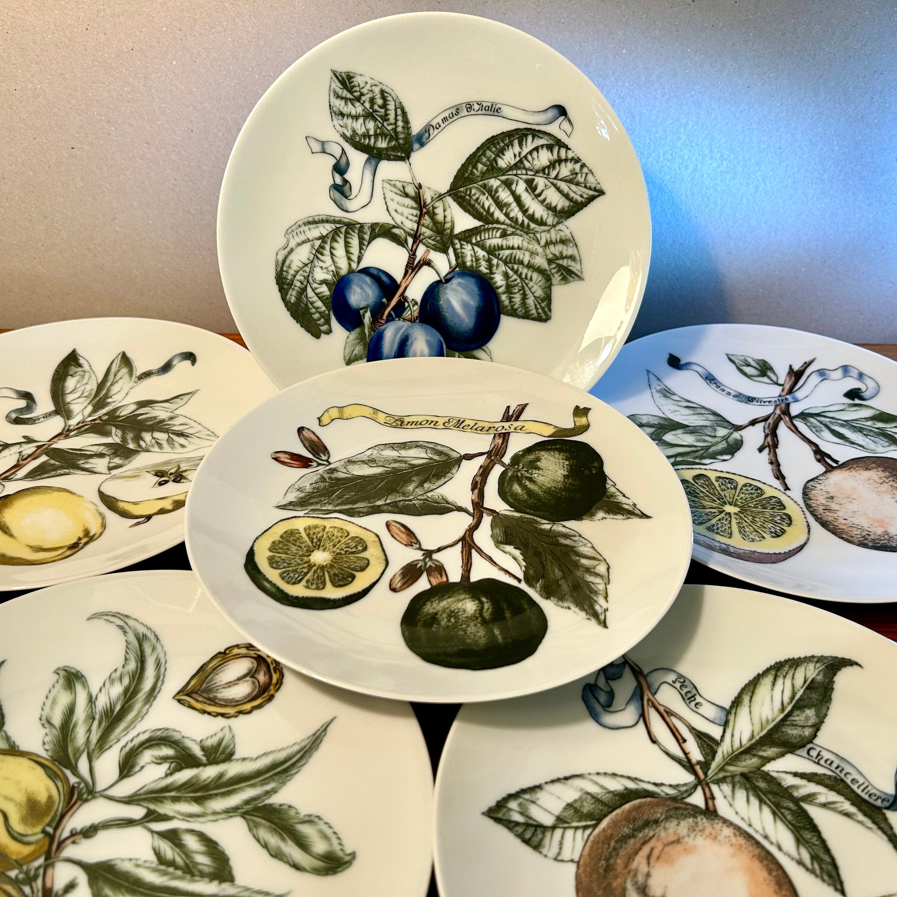 Lindner porcelain - Etsy 日本 ドイツ Lindner 小皿 6枚 箱あり