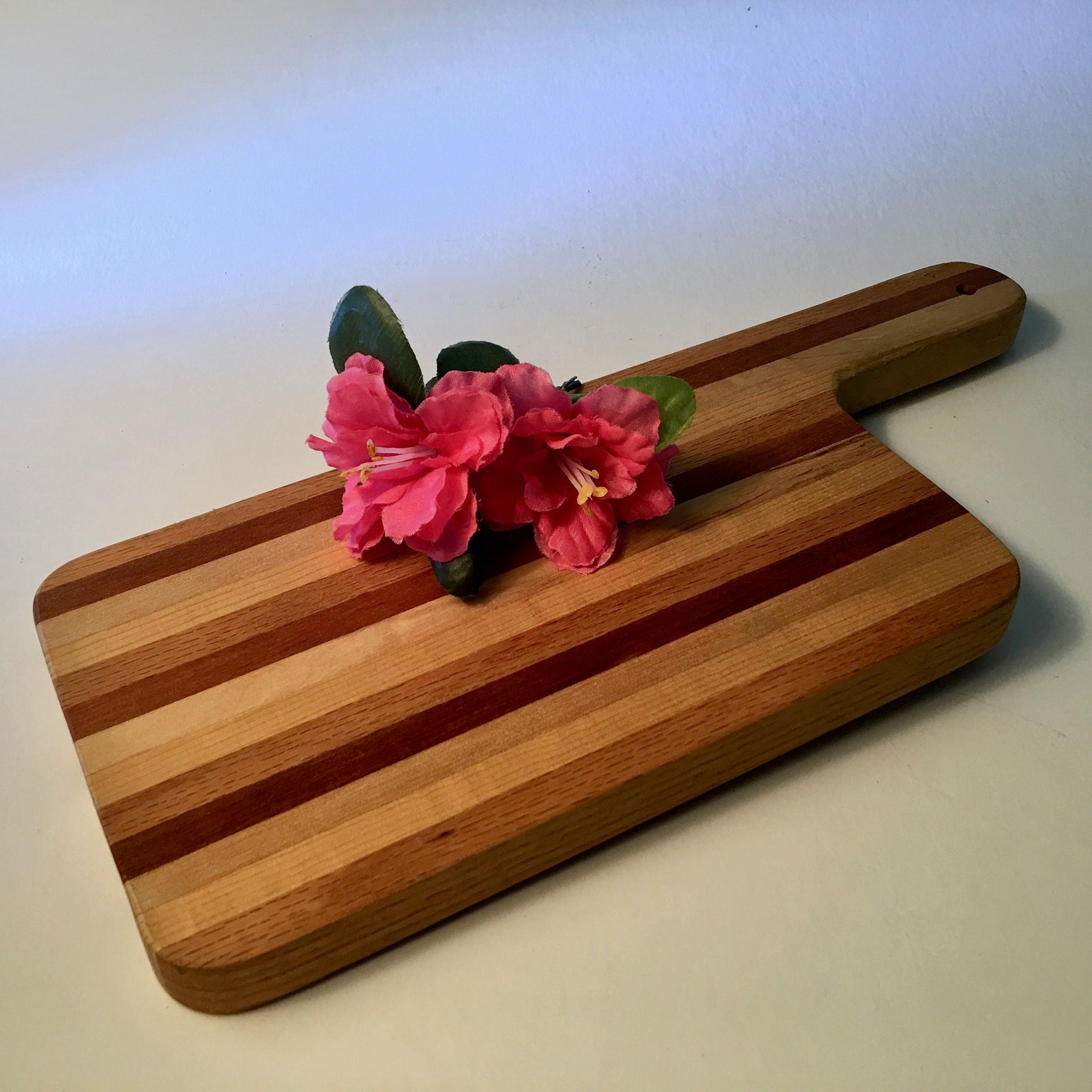 Tabla de servir de madera maciza vintage para pan o queso con Etsy México