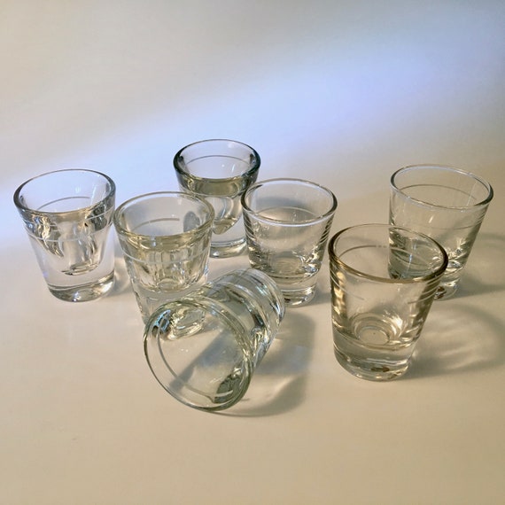Lot De 5 Petits Verres à Digestif Vintage – Shooter Multicouleur, Idéal Pour Apéro