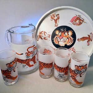 Esso Tiger Glasses - Etsy